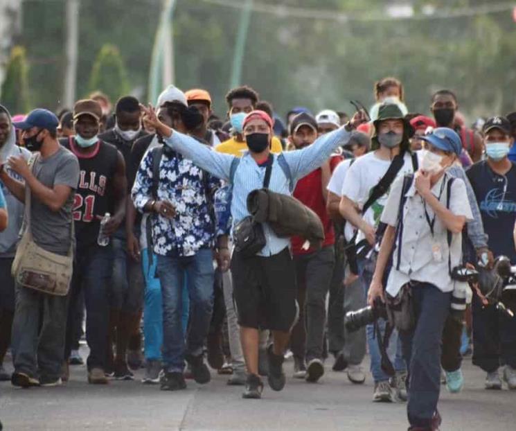 Sale de Chiapas nueva caravana de migrantes