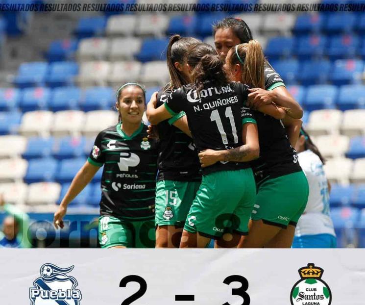 Gana Santos a Puebla en domingo de Liga MX Femenil