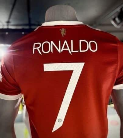 Ventas de jerseys de CR7 en M. United, un éxito