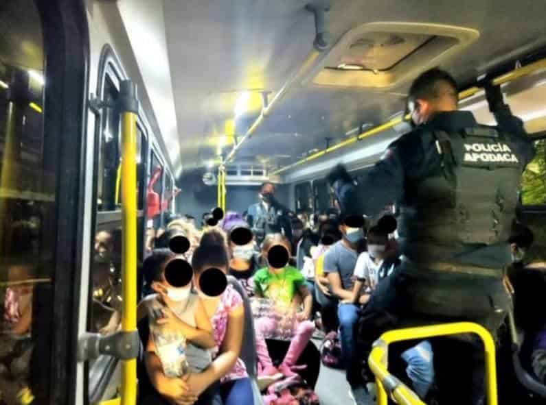 Una llamada anónima puso en alerta a las autoridades, sobre la presencia de personas extranjeras en una casa de seguridad
