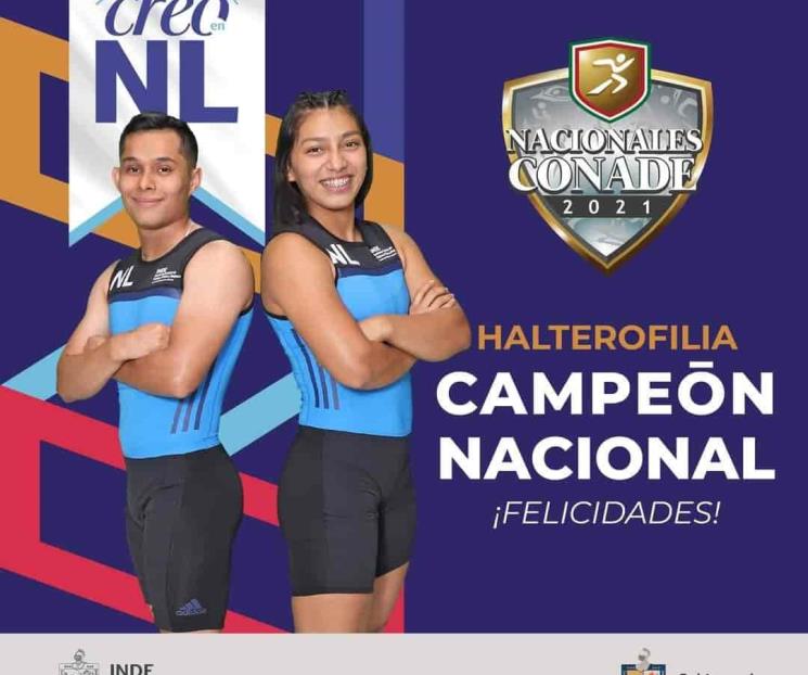 Gana NL también en Halterofilia dentro de JNC