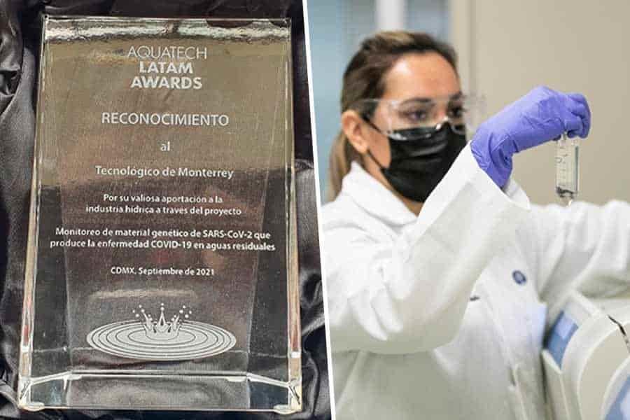 Premian a laboratorio Tec que busca COVID en agua residual