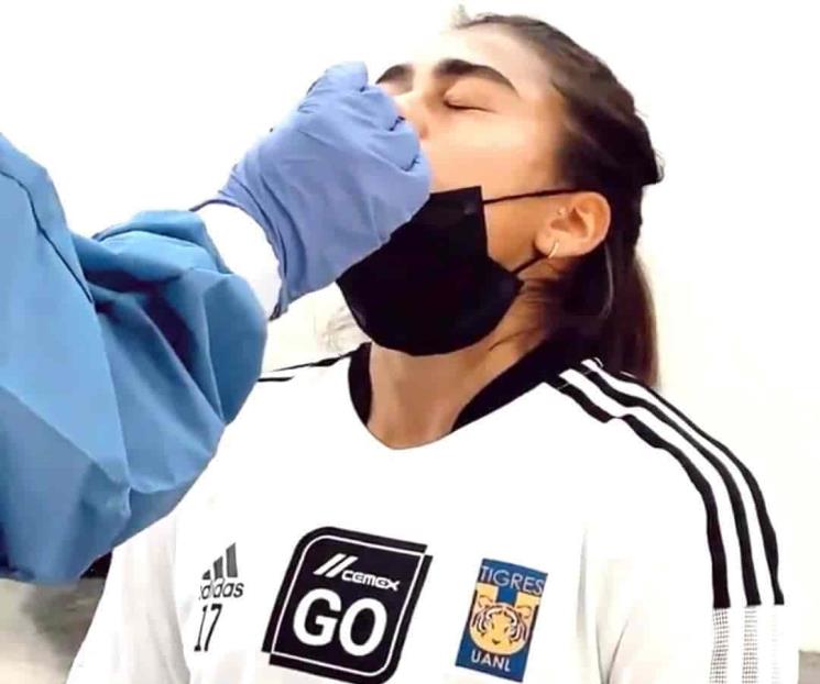 Prueba de Covid-19 en Tigres Femenil