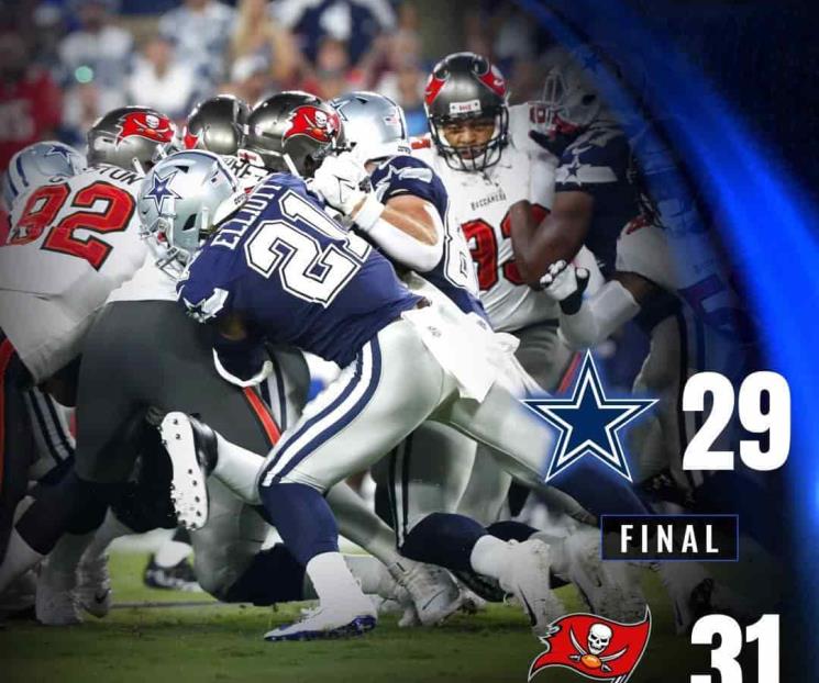 Salva Brady a Bucaneros en inicio de NFL
