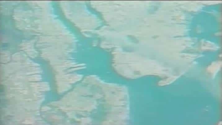 Así se vio desde el espacio el ataque del 11-S