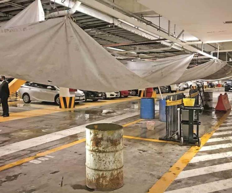 Provocan lluvias filtraciones en San Lázaro Provocan lluvias filtraciones en San Lázaro