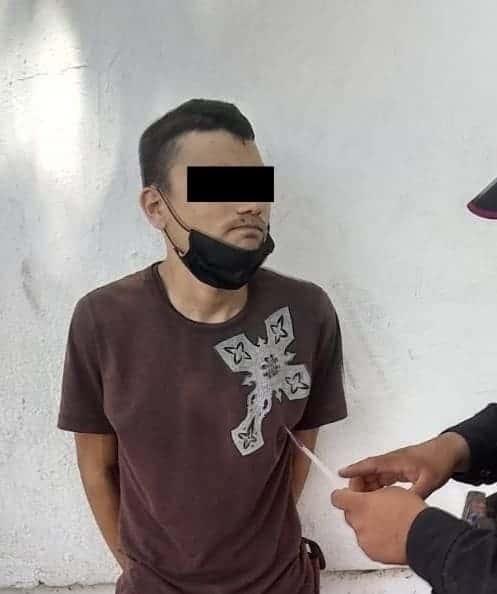 Detienen a hombre con droga