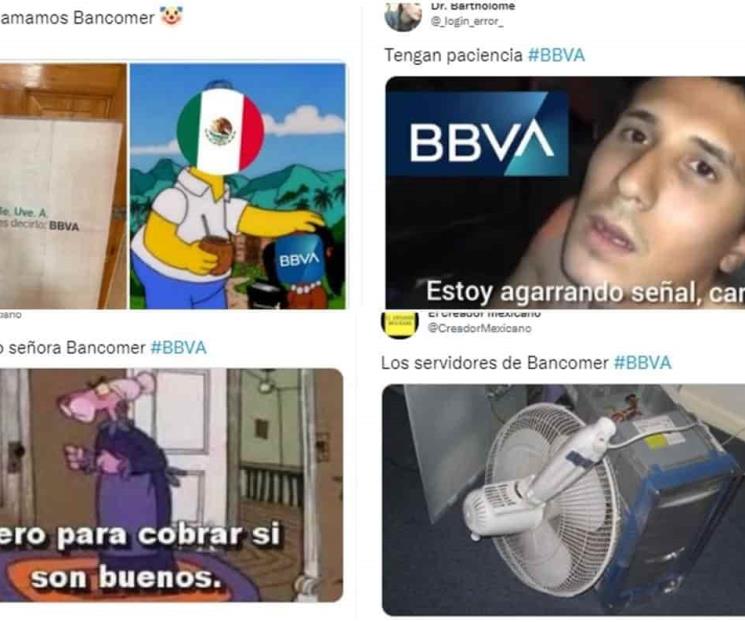 Fallan la app y cajeros de BBVA y los usuarios hacen memes