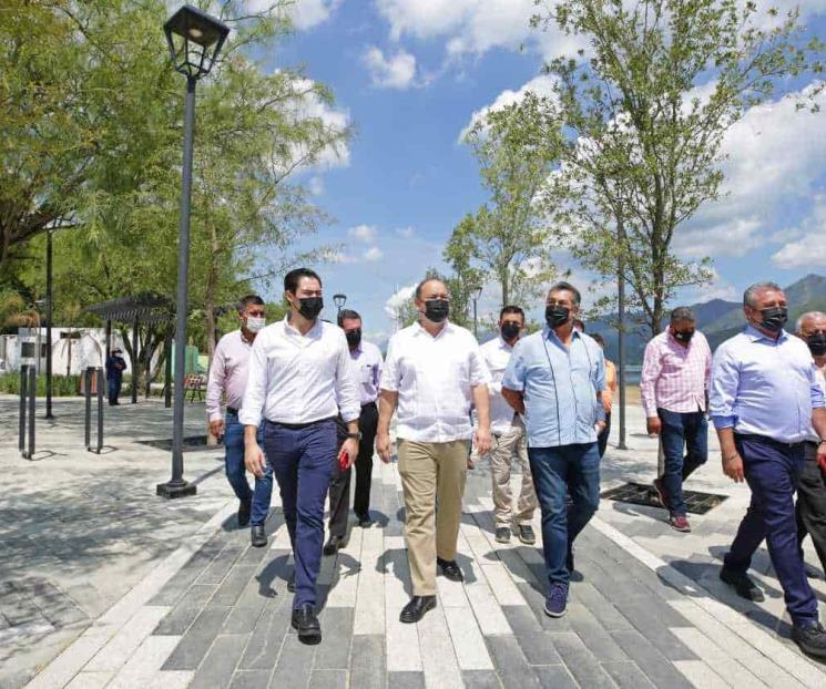Inaugura Gobernador Malecón de la Presa La Boca Inaugura Gobernador Malecón de la Presa La Boca