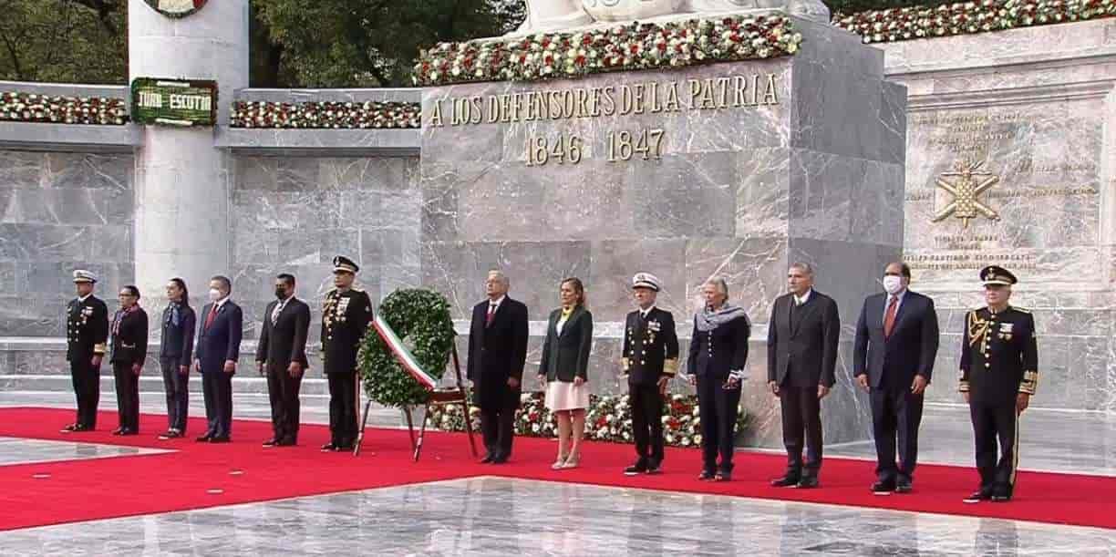 AMLO conmemora Aniversario de la defensa de los Niños Héroes