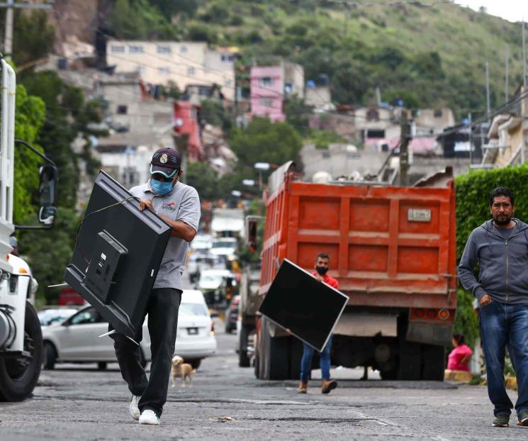 Sigue movimiento de tierra en Cerro del Chiquihuite