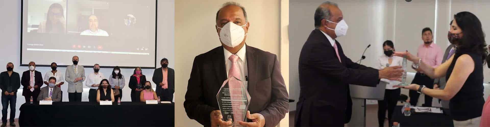 Reconocen a docente con Premio Estatal de Investigación 2020