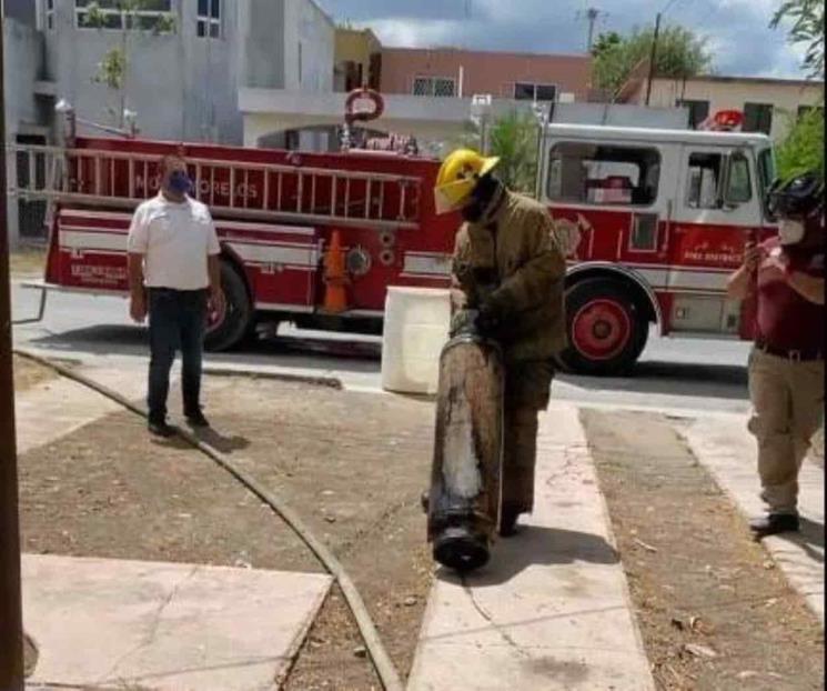 Se registra flamazo por gas en domicilio en Montemorelos Se registra flamazo por gas en domicilio en Montemorelos