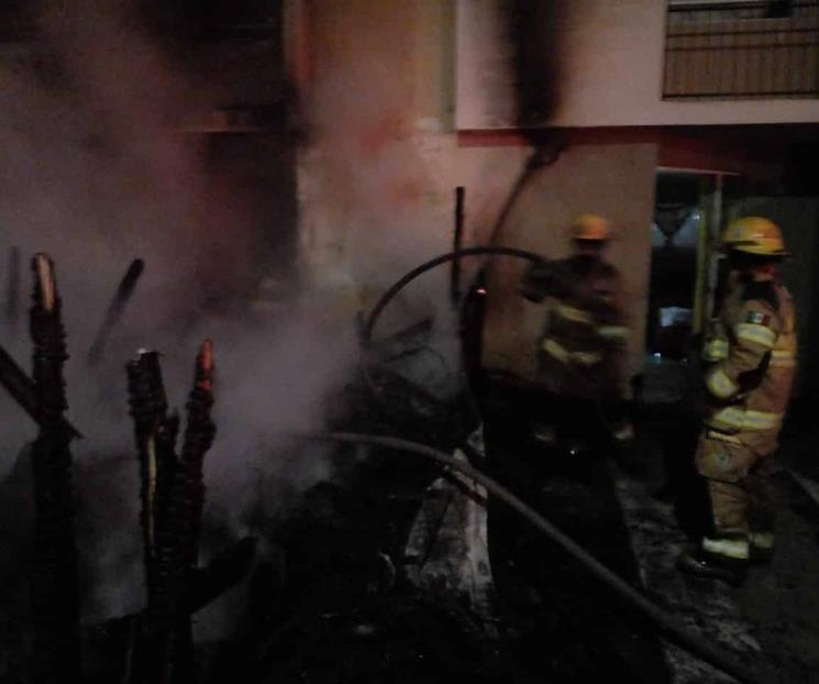 Se incendia domicilio en Escobedo