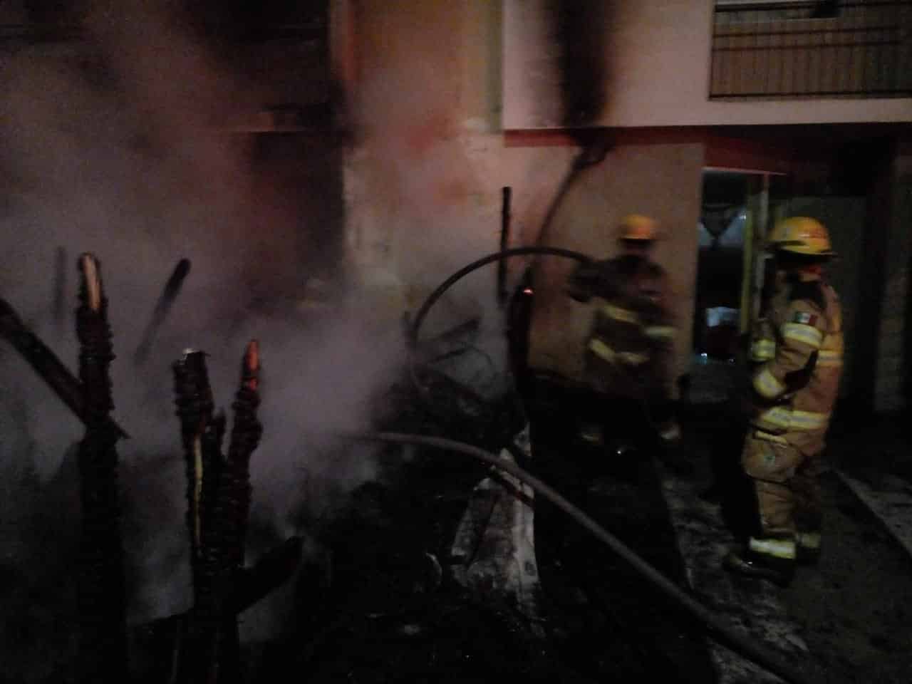 La casa de un carpintero terminó totalmente destruida, al producirse un incendio