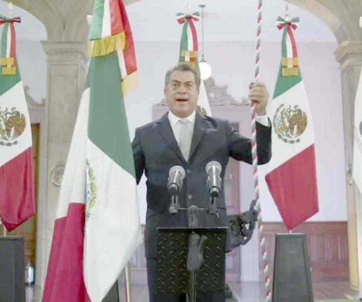 Da Jaime Rodríguez su último Grito de Independencia