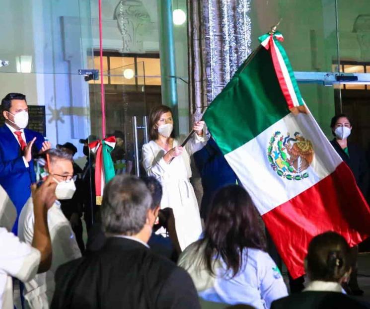 Recuerdan a fallecidos por Covid en Grito de Independencia
