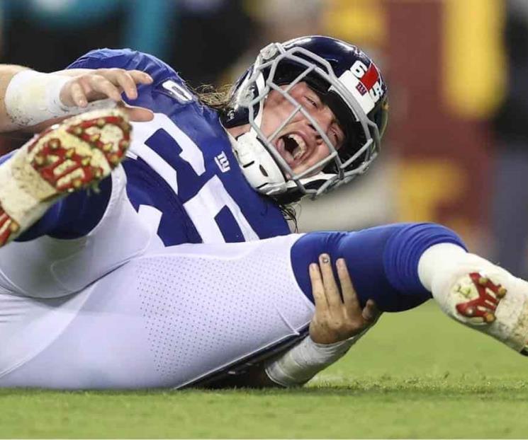 La terrible lesión de Nick Gates con los Giants