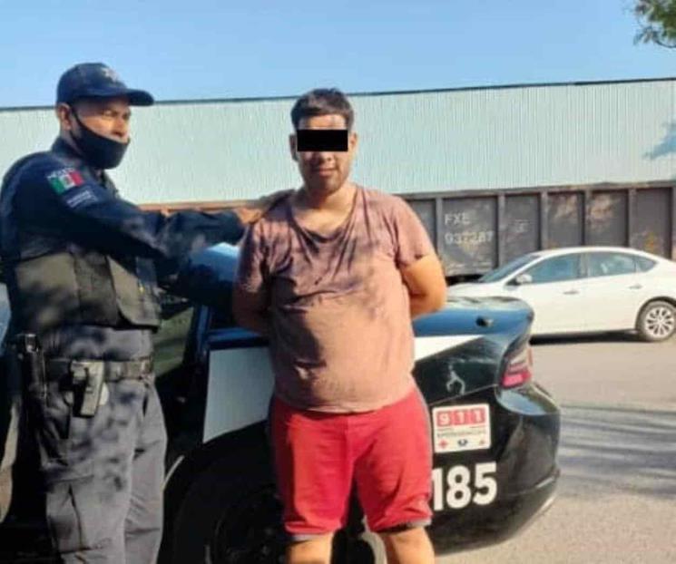 Detienen a hombre por robo de chatarra del ferrocarril
