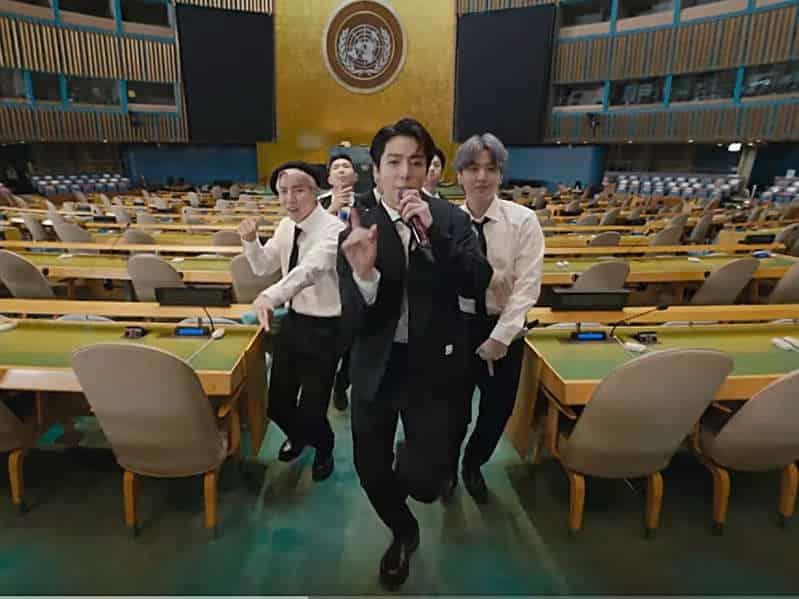 BTS canta en la ONU, en Asamblea General