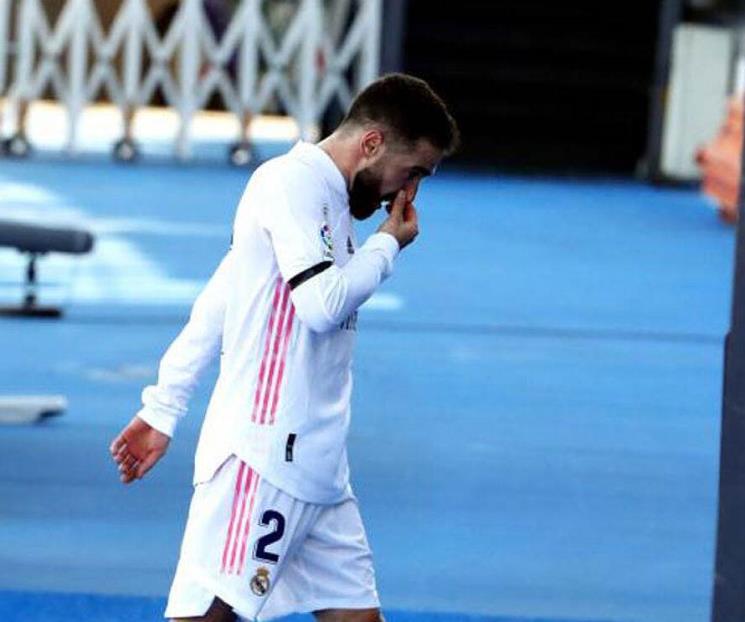 Lesionado Carvajal en el Real Madrid