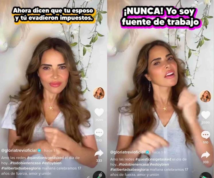Yo soy fuente de trabajo: Gloria Trevi