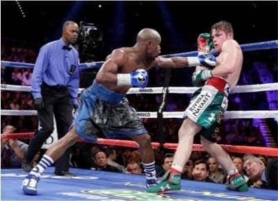 Niegan que estilo de boxeo de Canelo sea el de Mayweather