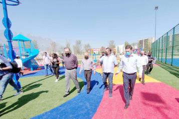 Inaugura Jaime Rodríguez el Parque Libertad