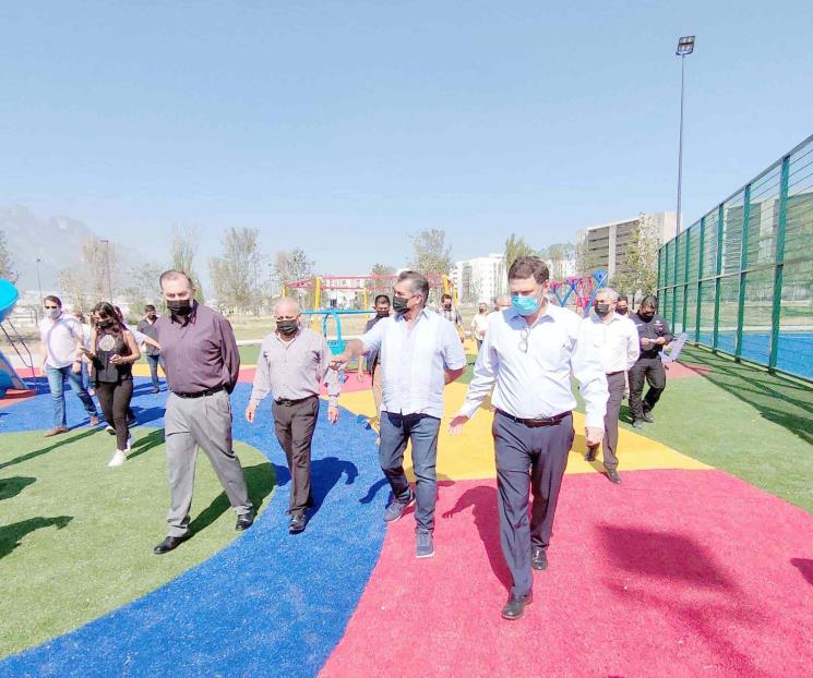 Inaugura Jaime Rodríguez el Parque Libertad Inaugura Jaime Rodríguez el Parque Libertad