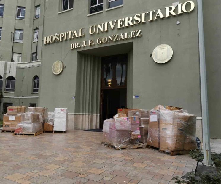Recibe HU donación de insumos médicos desde Texas