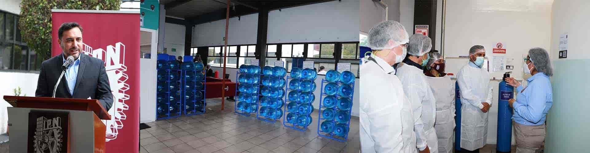 Inaugura IPN su Planta Purificadora de Agua