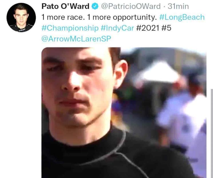 Confía O’Ward en milagro y ser campeón de IndyCar