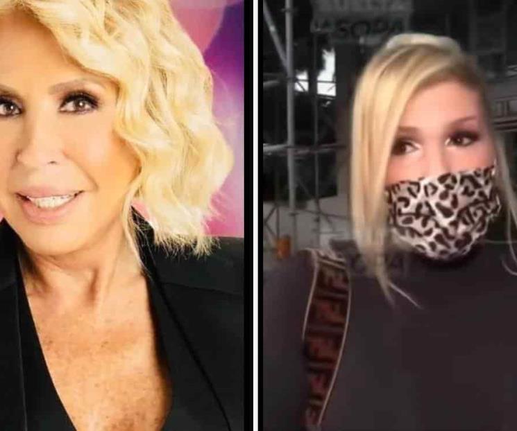 Alejandra De La Fuente da la cara por su madre Laura Bozzo Alejandra De La Fuente da la cara por su madre Laura Bozzo