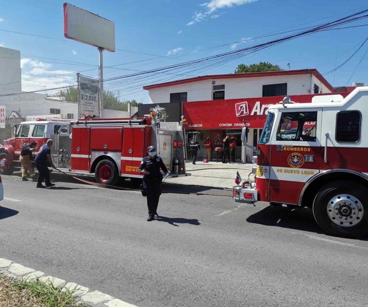 Alarma incendio en salón de belleza