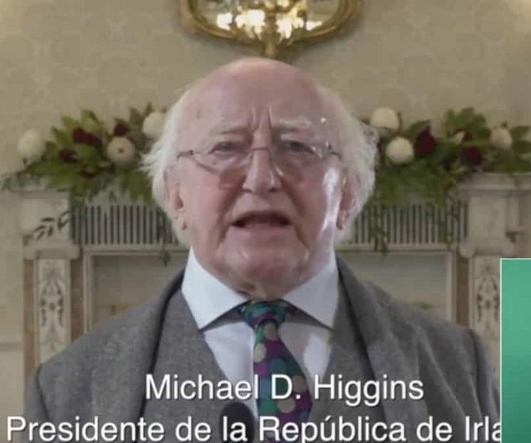 Presidente de Irlanda felicita a México