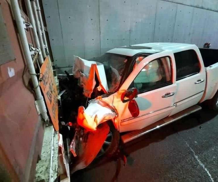 Resulta lesionado en choque