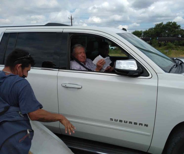 Visita AMLO Refinería de Cadereyta