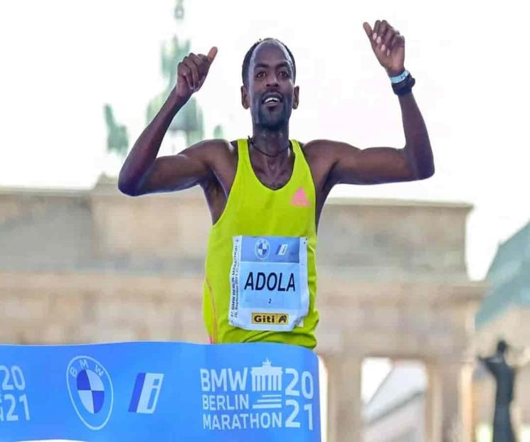 Gana Adola el Maratón de Berlín