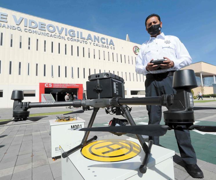 Uso de drones potencia el combate a la delincuencia