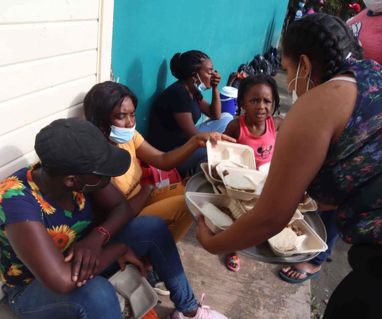 Está albergue al límite y sin  víveres para los migrantes