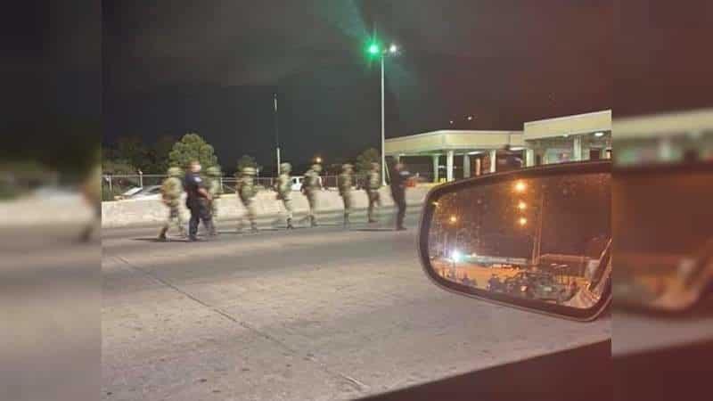Detienen a 7 militares que cruzaron frontera con EU
