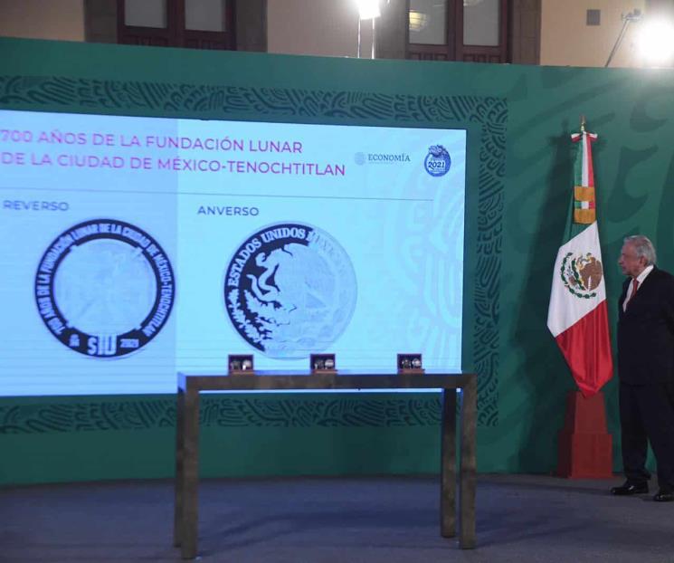 Presentan monedas conmemorativas por celebraciones de México