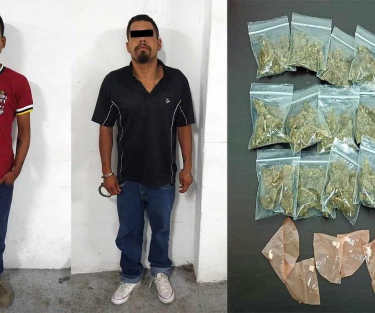 Arrestan a 2 hombres con droga Arrestan a 2 hombres con droga