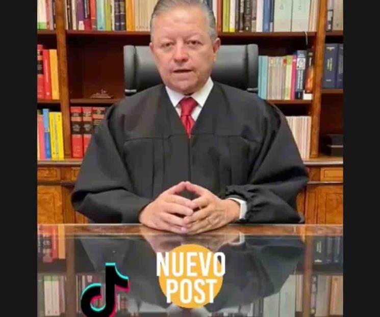 Arturo Zaldívar abre cuenta de TikToK
