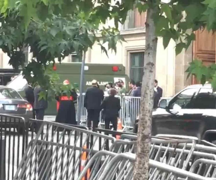 Llegan invitados a la taquiza en Palacio Nacional