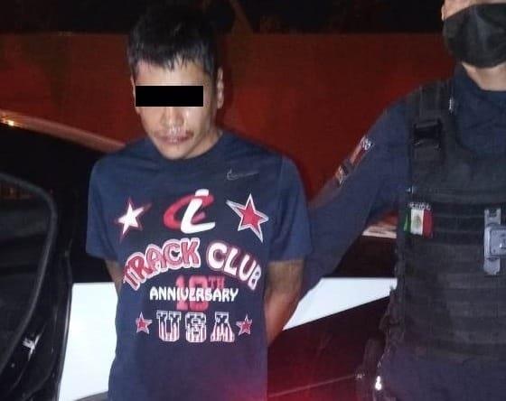 Cae hombre por agredir a su esposa
