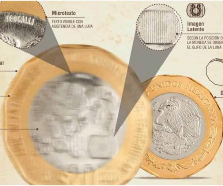 Qué es la imagen latente que traen nuevas monedas de México