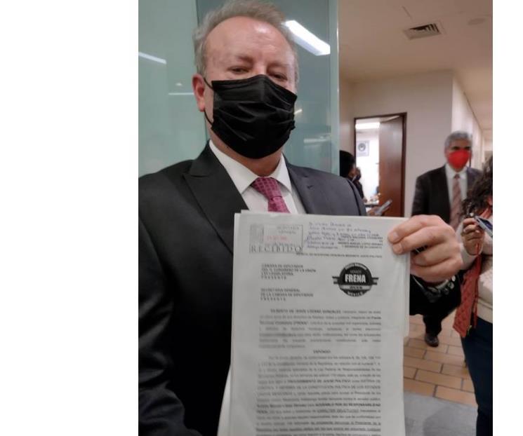 Frenaaa ratifica demanda de Juicio Político contra AMLO Frenaaa ratifica demanda de Juicio Político contra AMLO