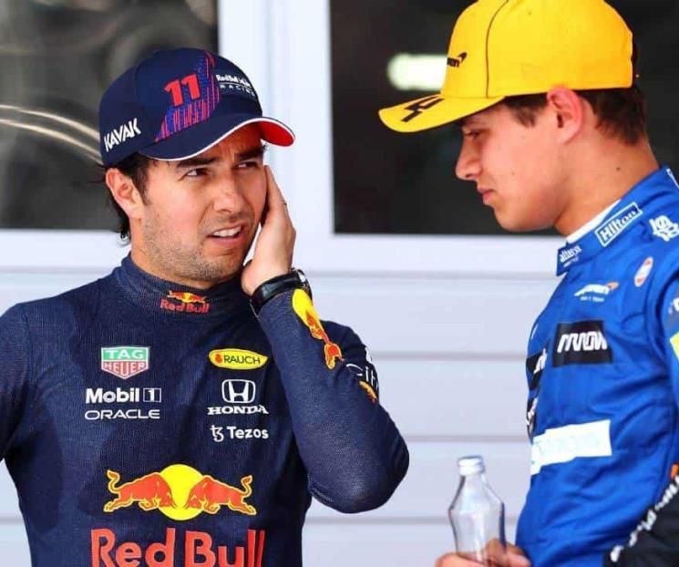 No ve Zak Brown rivalidad de Checo con Norris