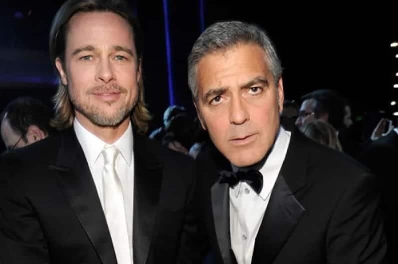 George Clooney y Brad Pitt juntos, otra vez, en cine